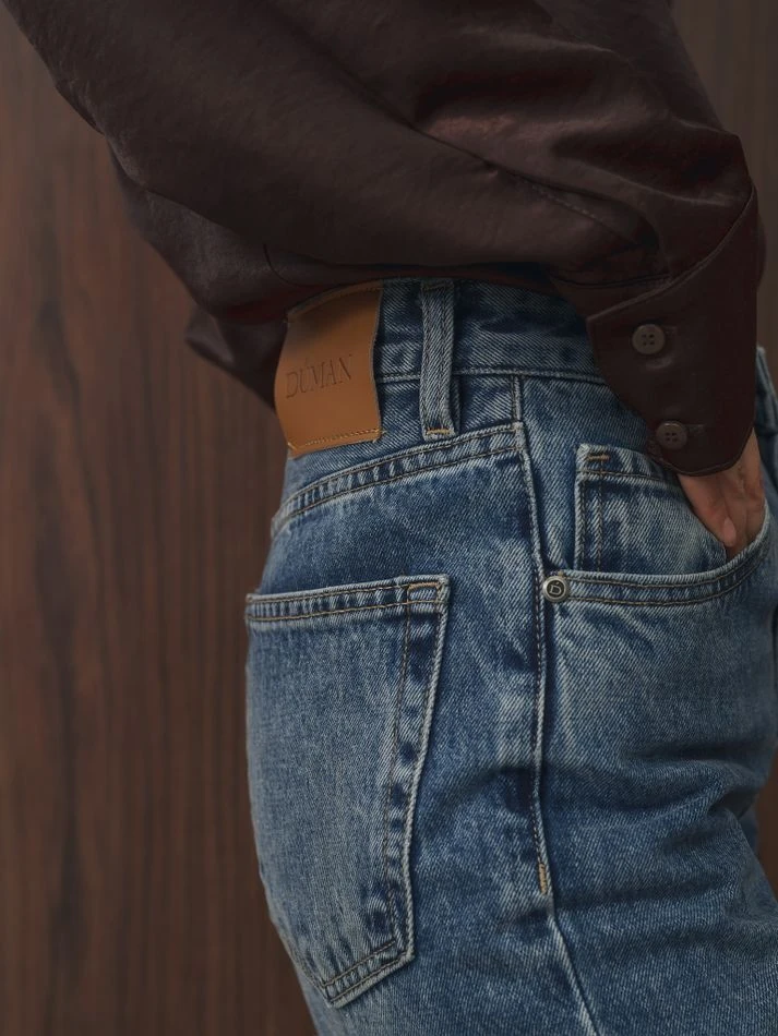 Джинсы, синий