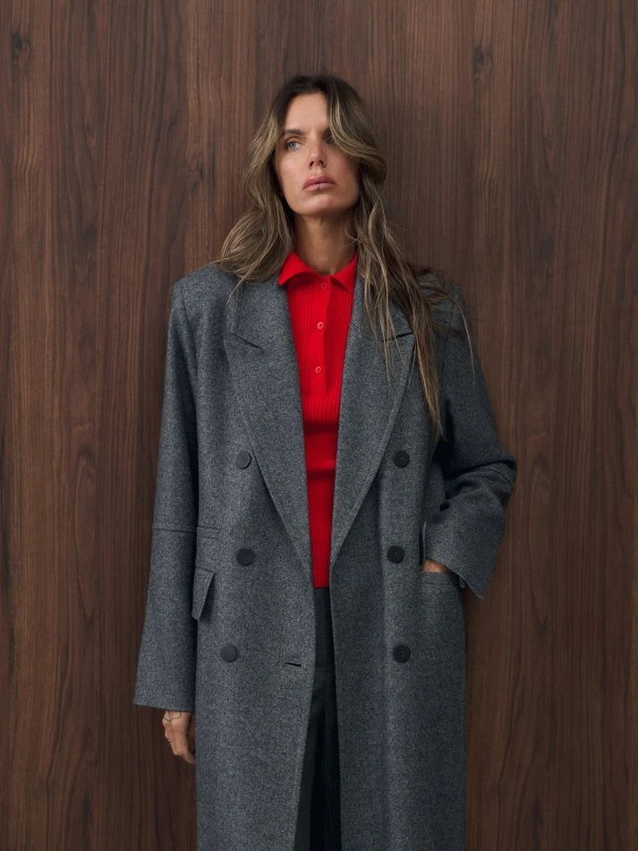 Поло трикотажное, красный