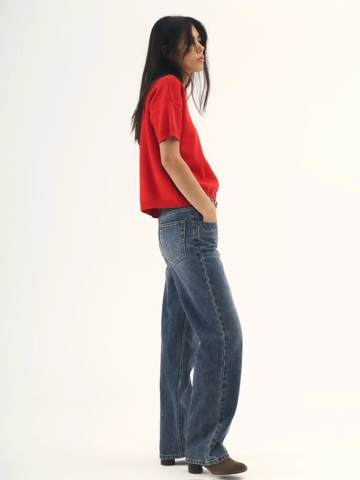 Футболка трикотажная, красный