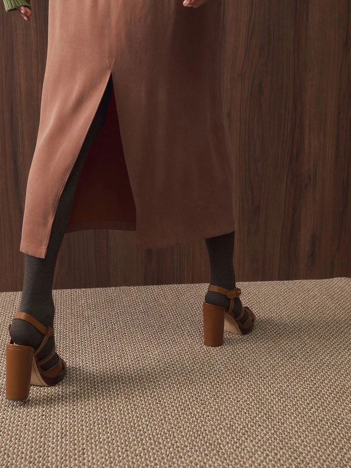 Юбка прямая, карамельный