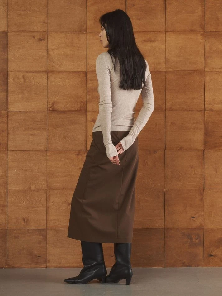 Юбка со съемной подкладкой, карамельный