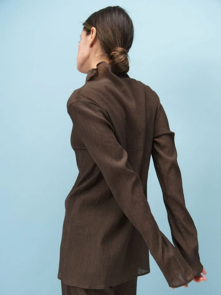 Костюм гофре, шоколадный