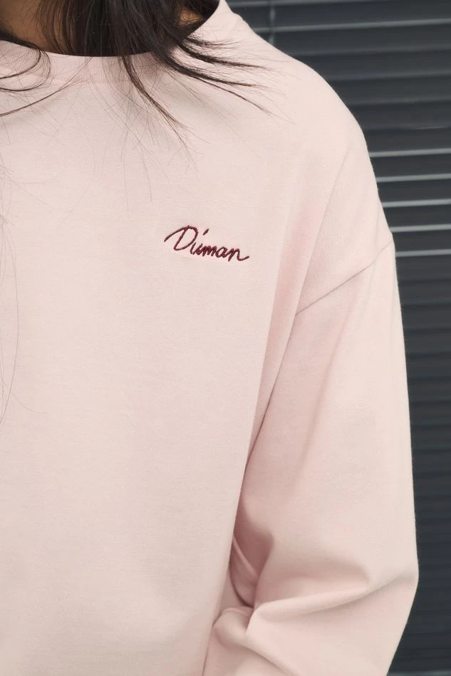 Лонгслив "DUMAN", нежно-розовый