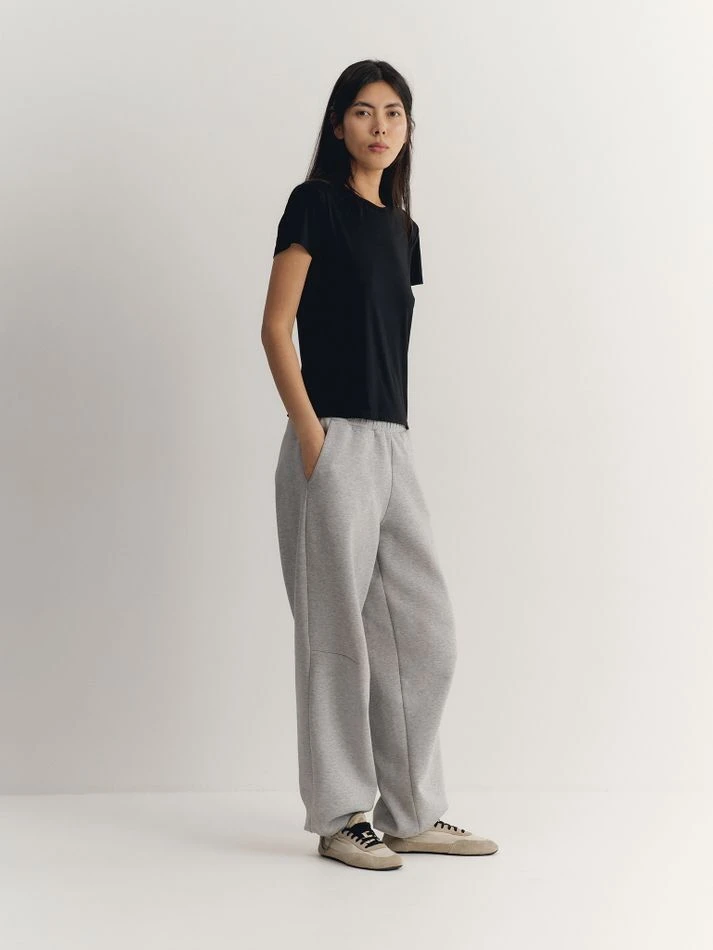 Футболка с лифом, черный