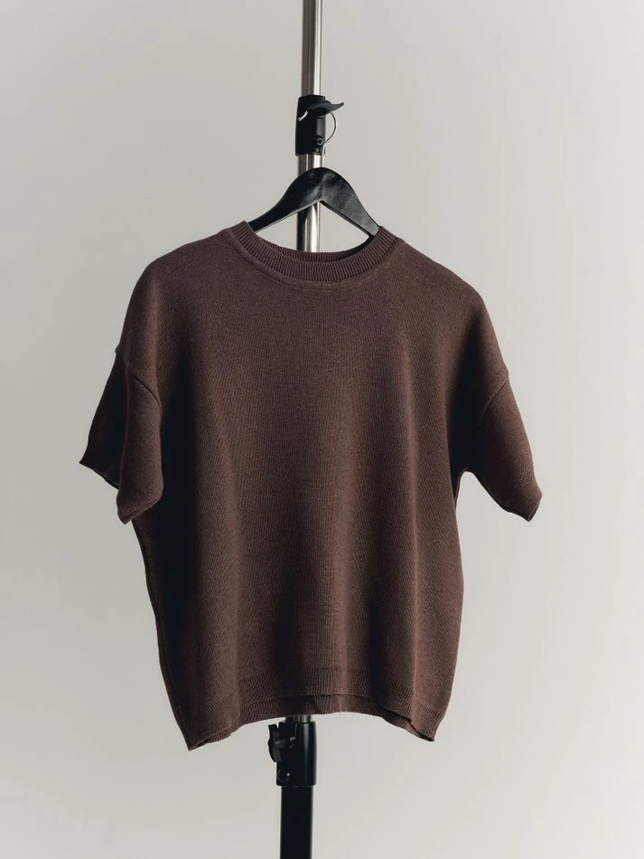 Футболка трикотажная, какао