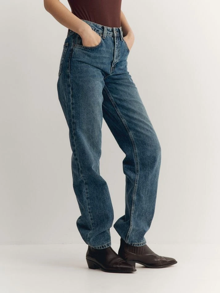 Джинсы, синий