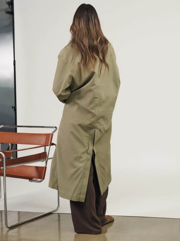 Плащ двусторонний, шоколадный