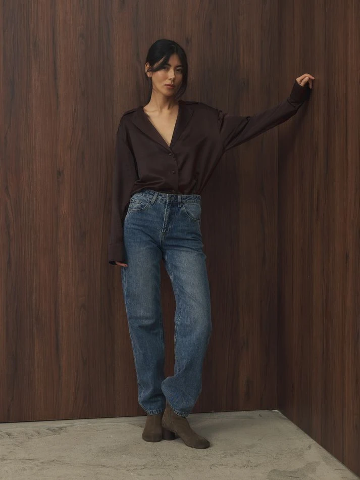 Джинсы, синий