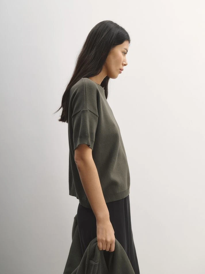 Футболка трикотажная, хаки