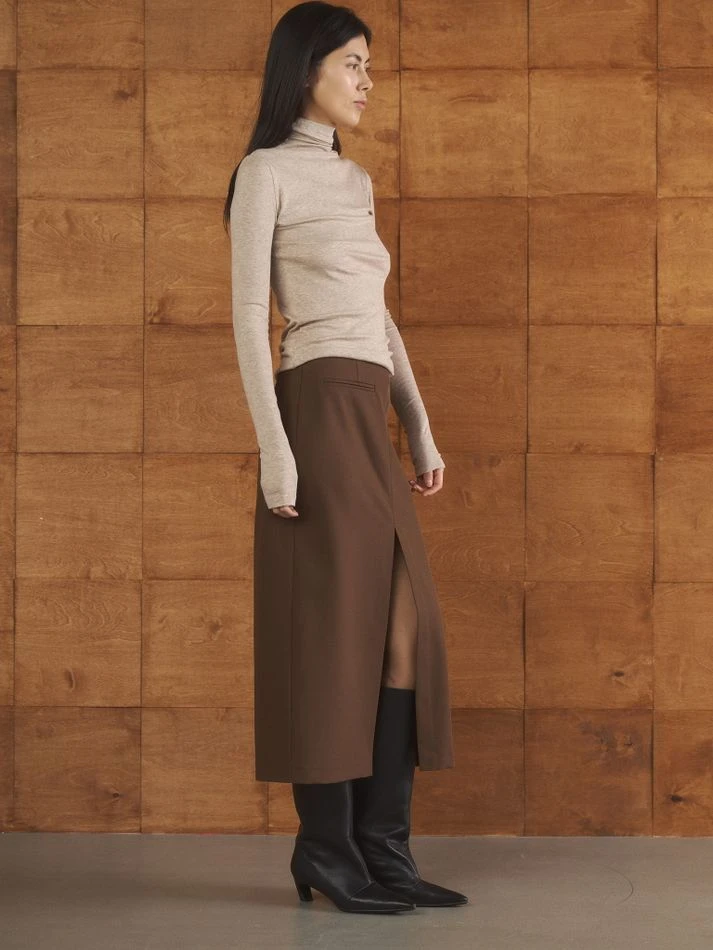 Юбка со съемной подкладкой, карамельный