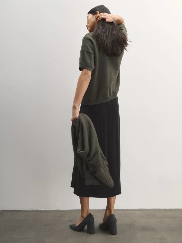 Футболка трикотажная, хаки