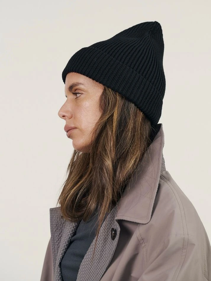 Шапка из хлопка, черный