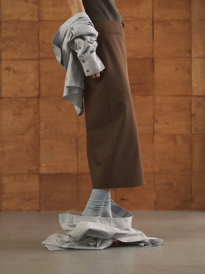 Юбка со съемной подкладкой, карамельный