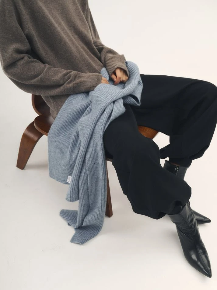 Свитер с кашемиром, какао