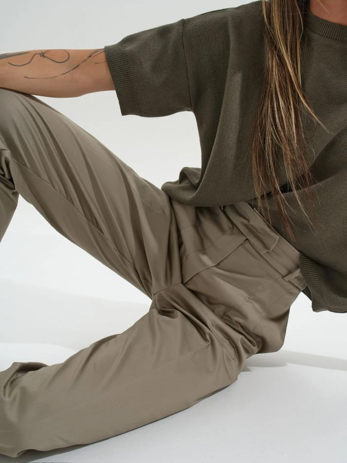 Футболка трикотажная, хаки