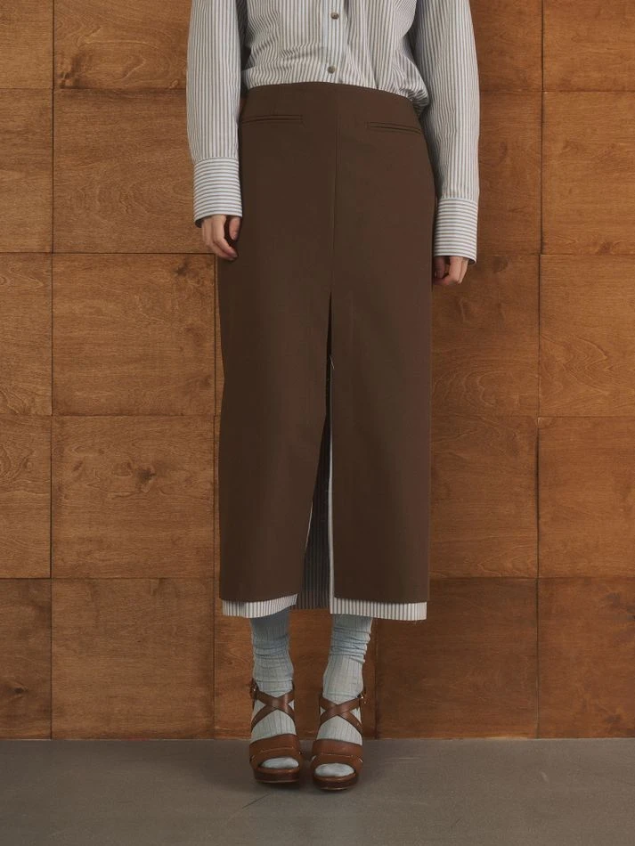 Юбка со съемной подкладкой, карамельный