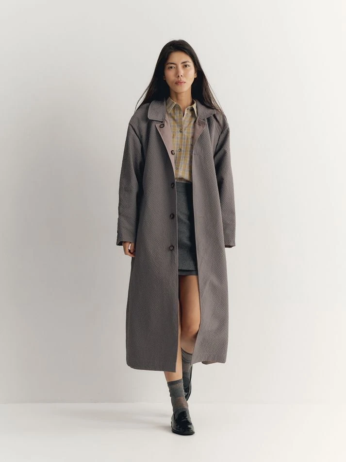 Рубашка в клетку на кнопках, зеленый