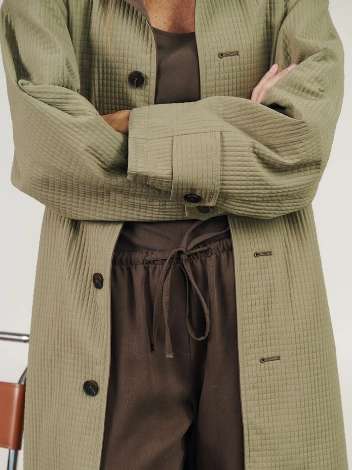 Брюки на кулиске из тенсела, шоколадный