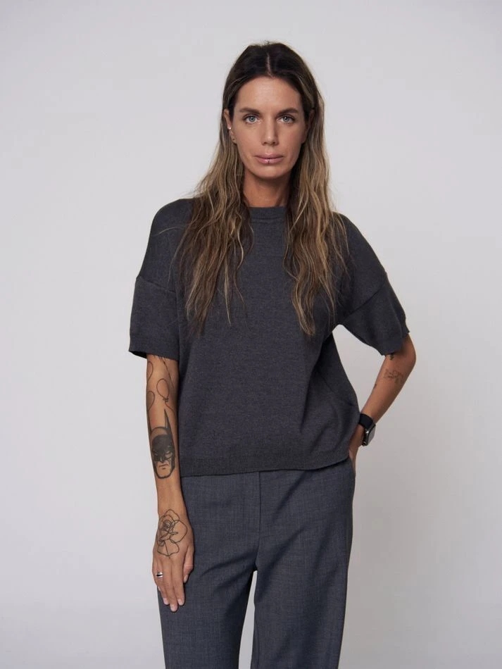 Футболка трикотажная, графитовый