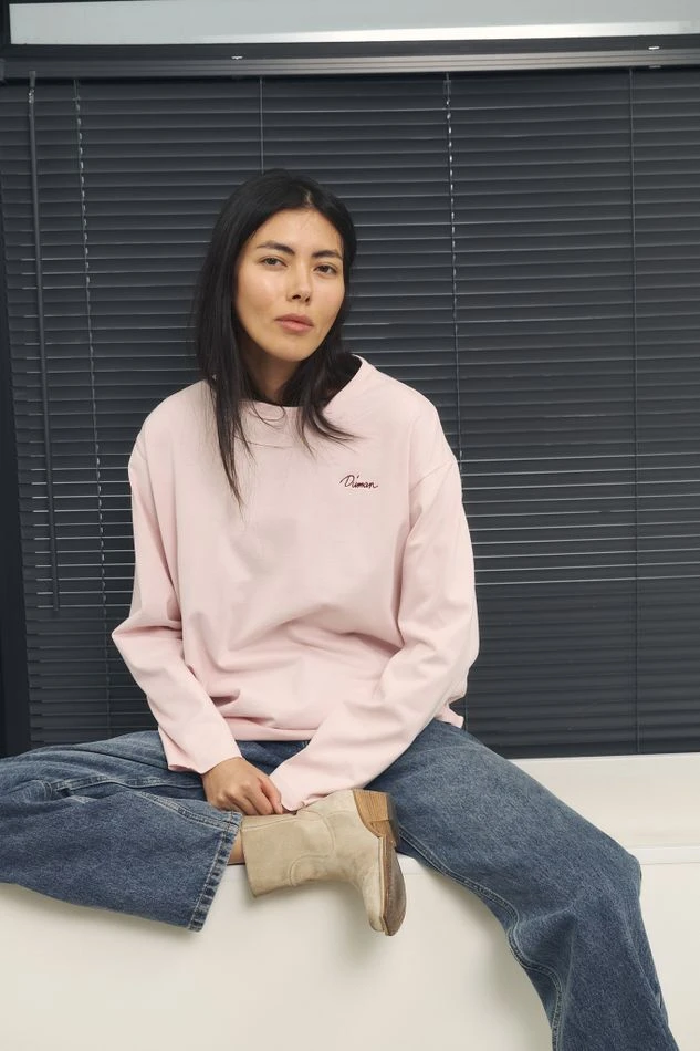 Лонгслив "DUMAN", нежно-розовый