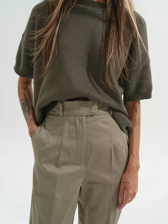 Футболка трикотажная, хаки