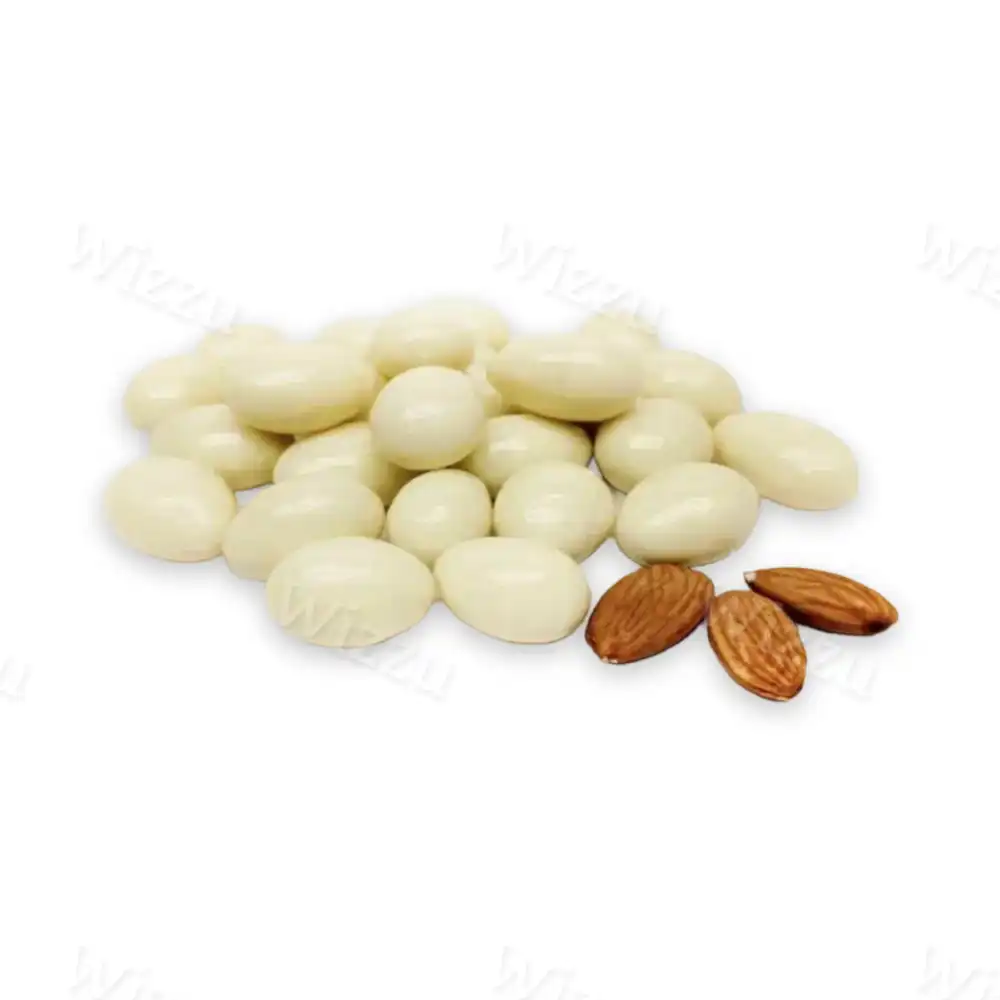 Драже Амавел Миндаль в белом шоколаде Манго 558 3кг вес