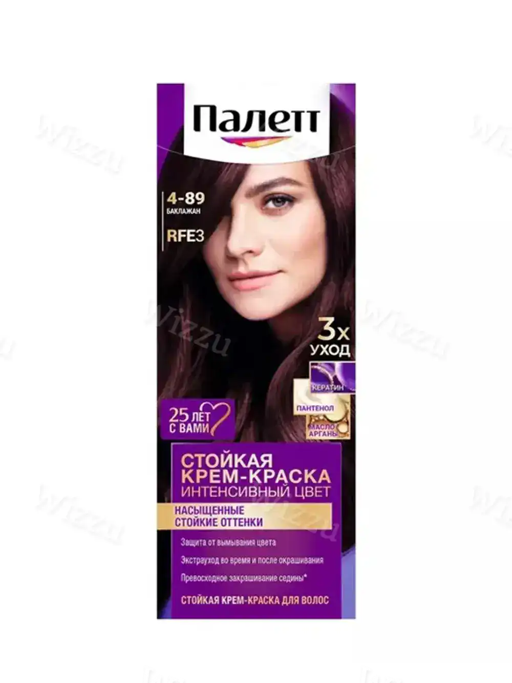 Краска для волос Палетт Баклажан 4-89