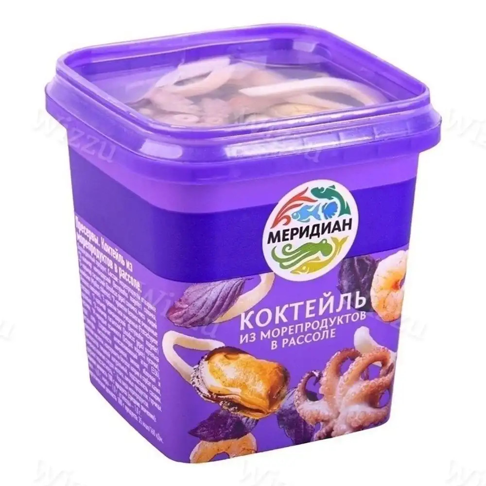 Коктейль из Морепродуктов Меридиан в Рассоле 270гр