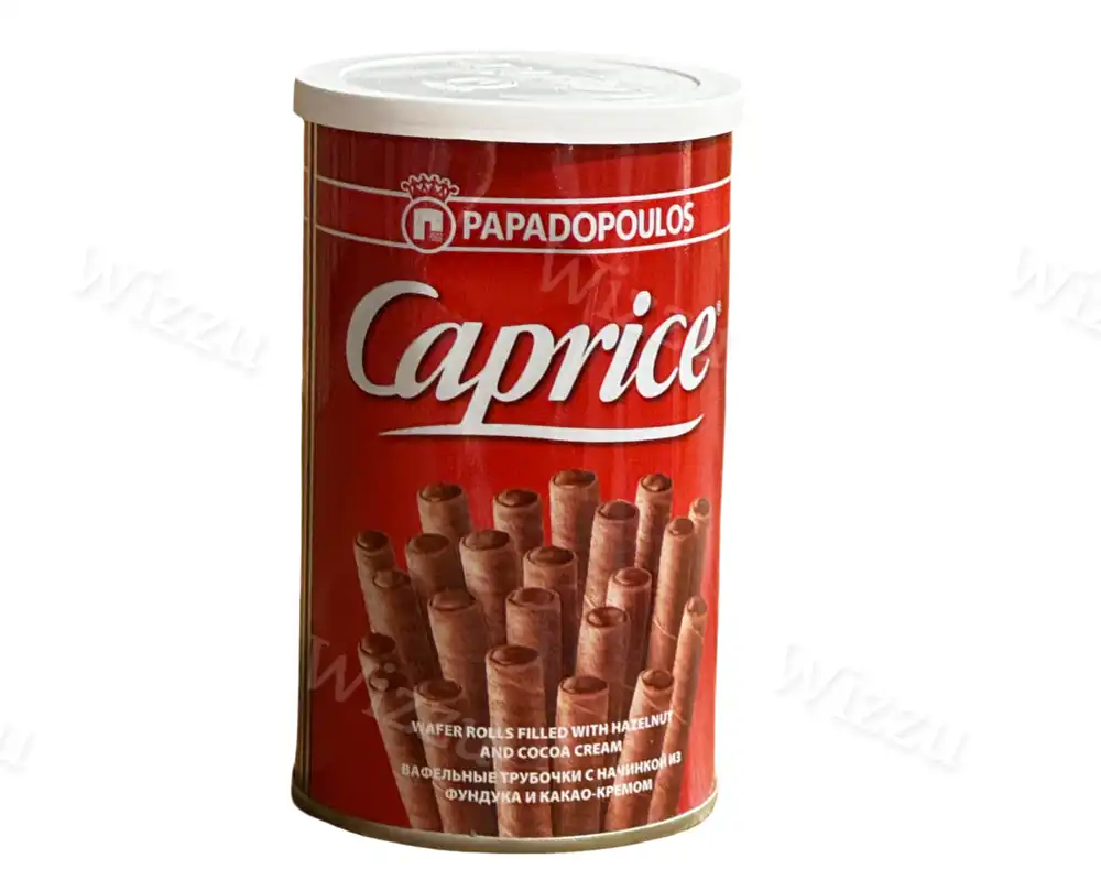 Вафли Каприз венские с фундуком и шок кремом ж/б 115г, шт