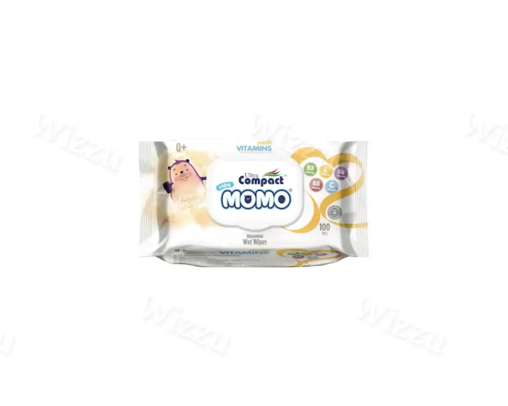 Влажные салфетки Compact MOMO мини 100шт