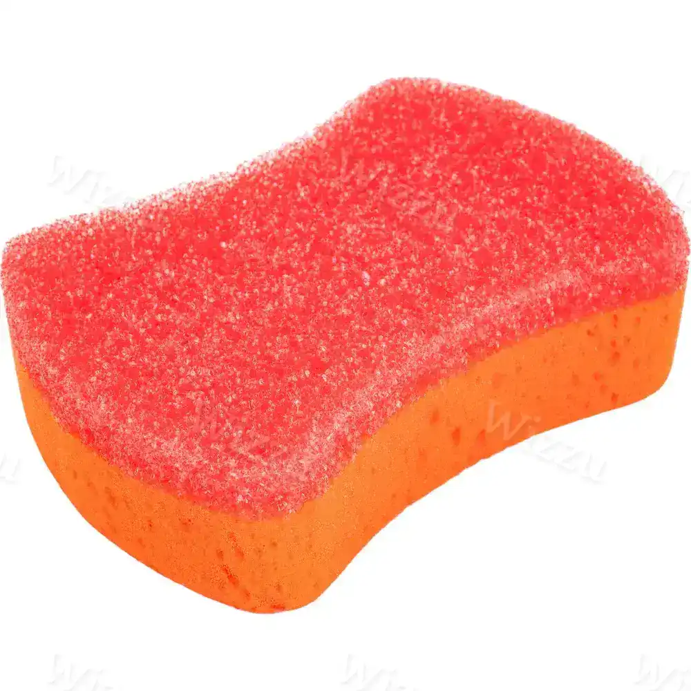 Губка для автомобиля двухслойная