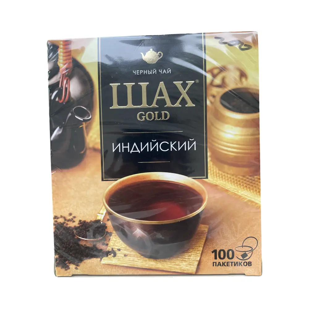 Чай черный гранулированный Шах Gold Индийский, 2г х 100пак