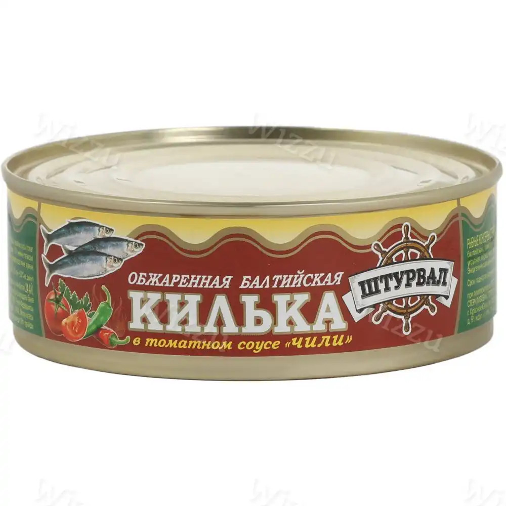 Килька Штурвал балтийская обжар в т/с ж/б чили240г, шт