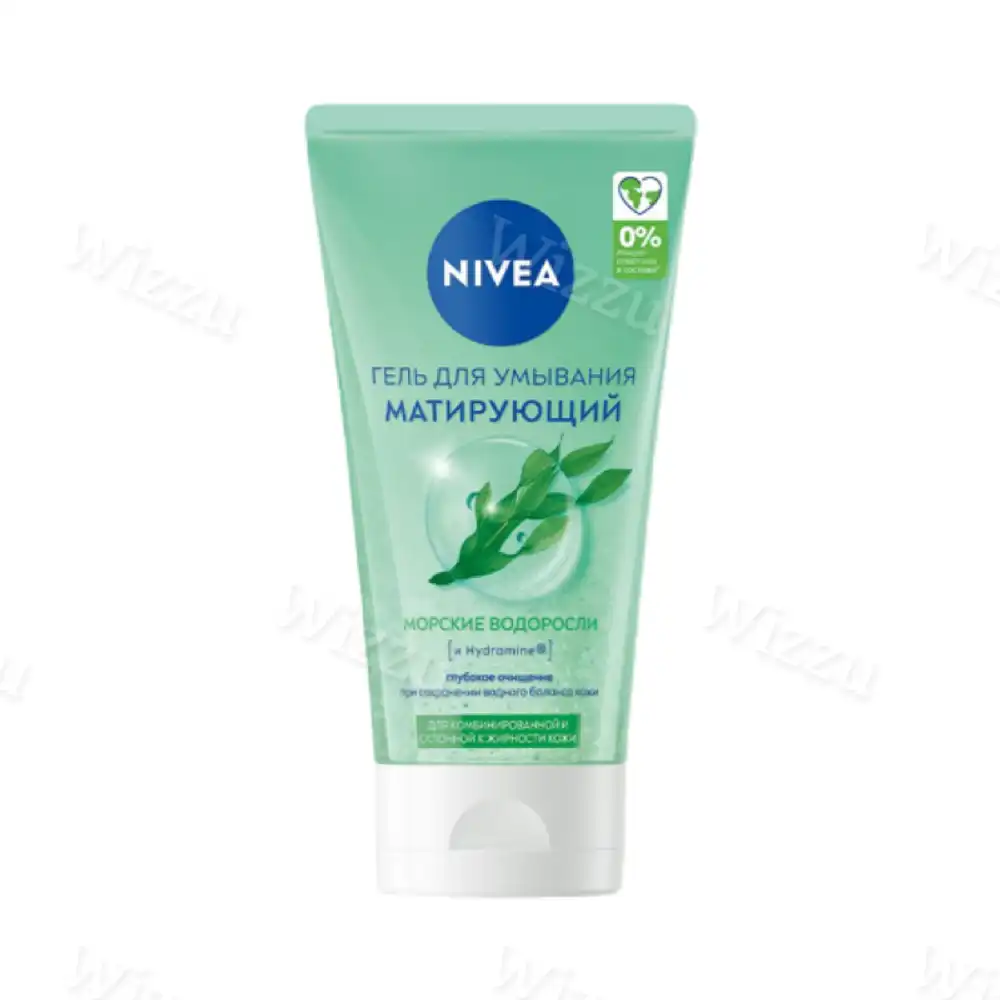 Матирующий гель для умывания Nivea Морские водоросли 150мл