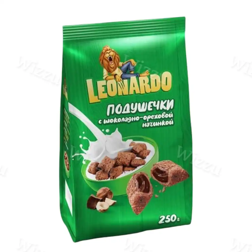 Готовый завтрак Leonardo с шоколадной начинкой 250г, шт