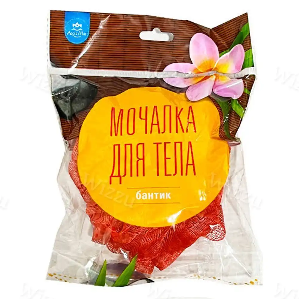 Мочалка АкваМаг бантик №4 1шт