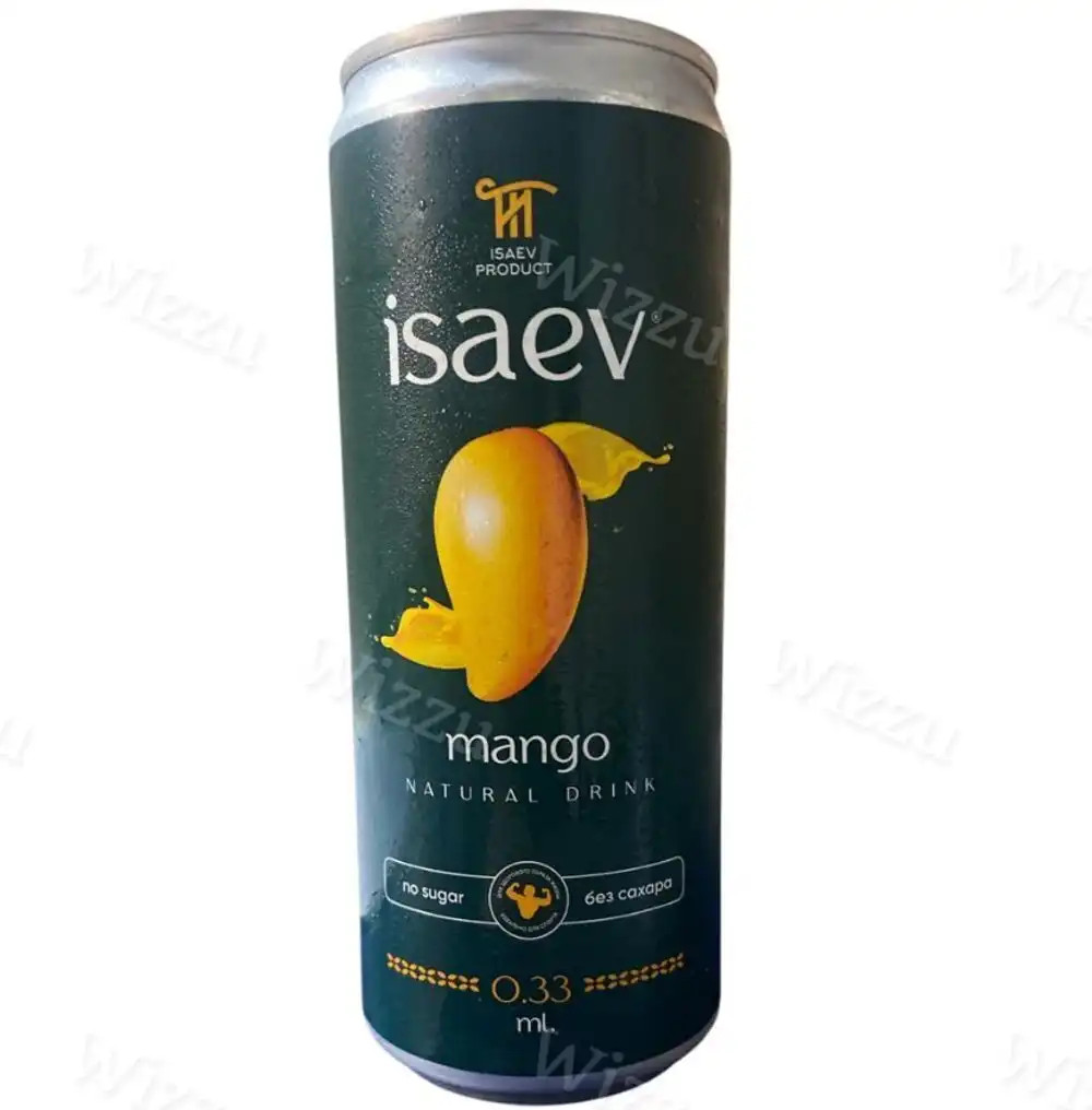 Напиток ISAEV со вкусом Натурального Манго жб 0,33мл