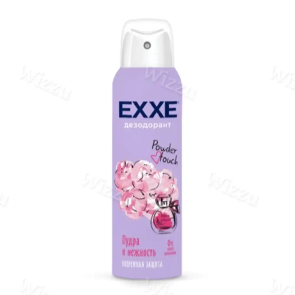 Дезодорант EXXE жен спрей 150мл Пудра и нежность Powder touch, шт