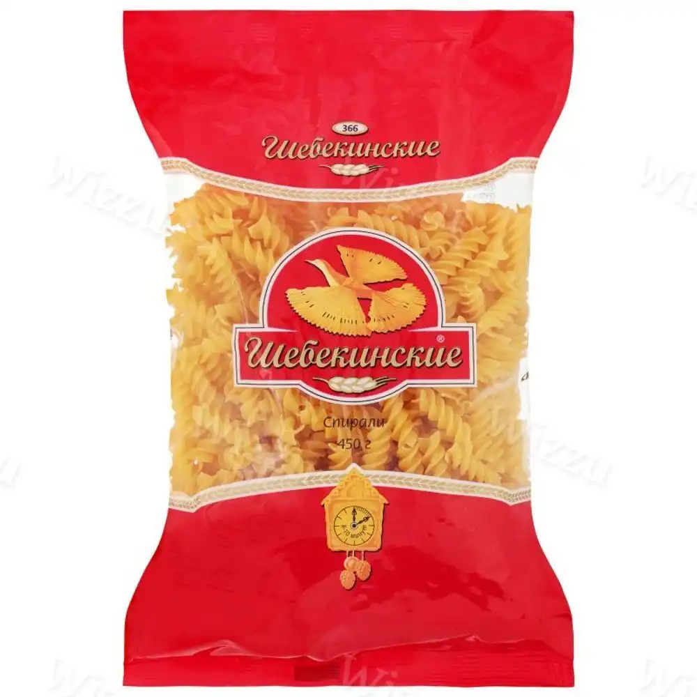 Макарон изд Шебекинские 366 Спираль 450г, шт