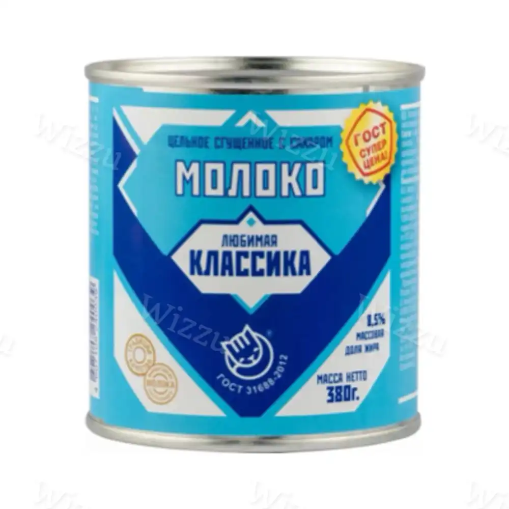 Молоко сгущ."Любимая классика" 8,5% 380гр