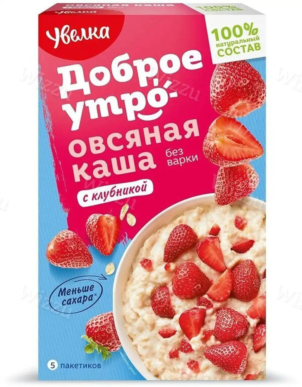 Каша Увелка овсяная клубника (5х40г) 200г, шт