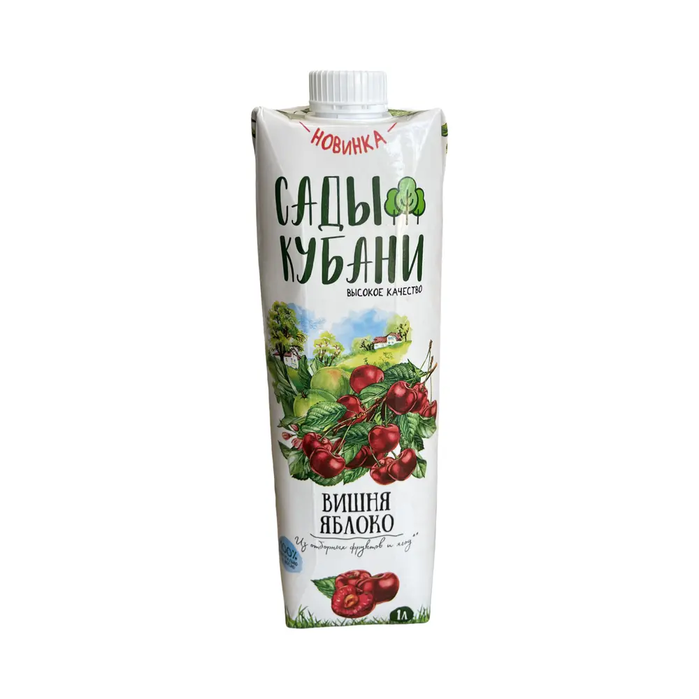 Нектар Сады Кубани "Вишня-Яблоко" 1л