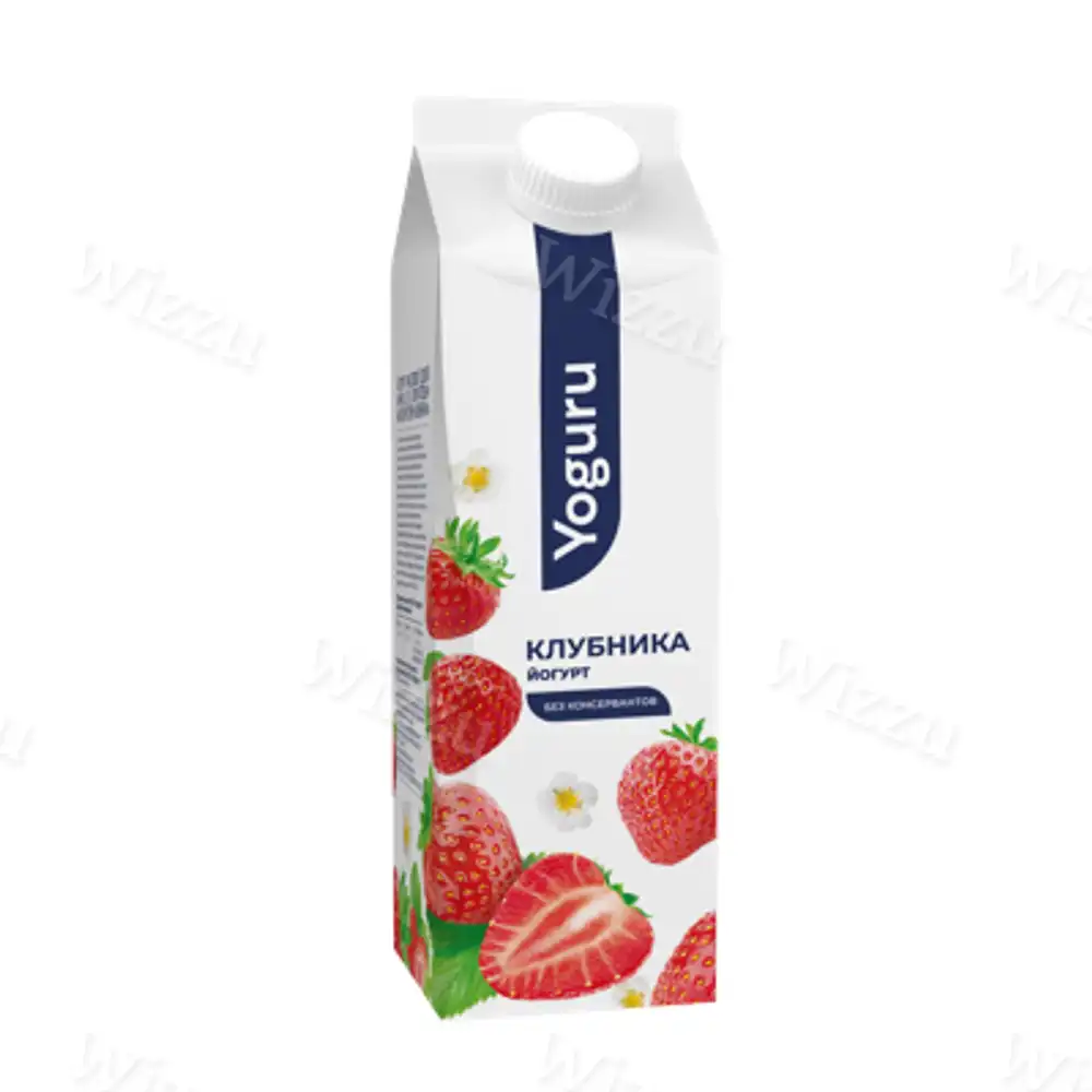 Йогурт Yoguru Минская Марка 1.5% Клубника 500г, шт
