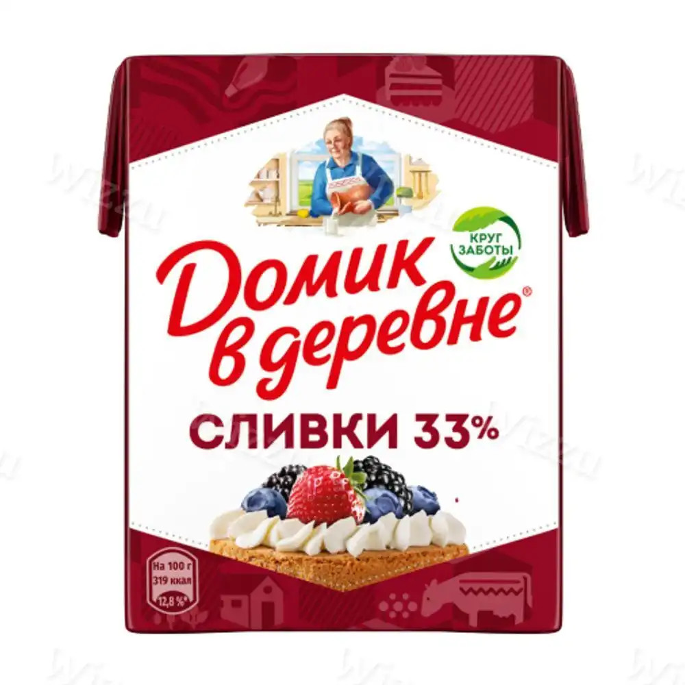 Сливки "ДвД" 33% 200г