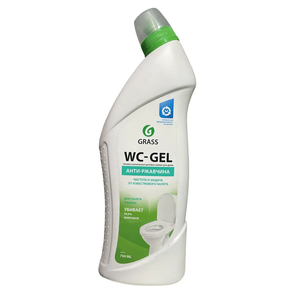Средство для чистки сантехники "Wc gel", GraSS, 750мл