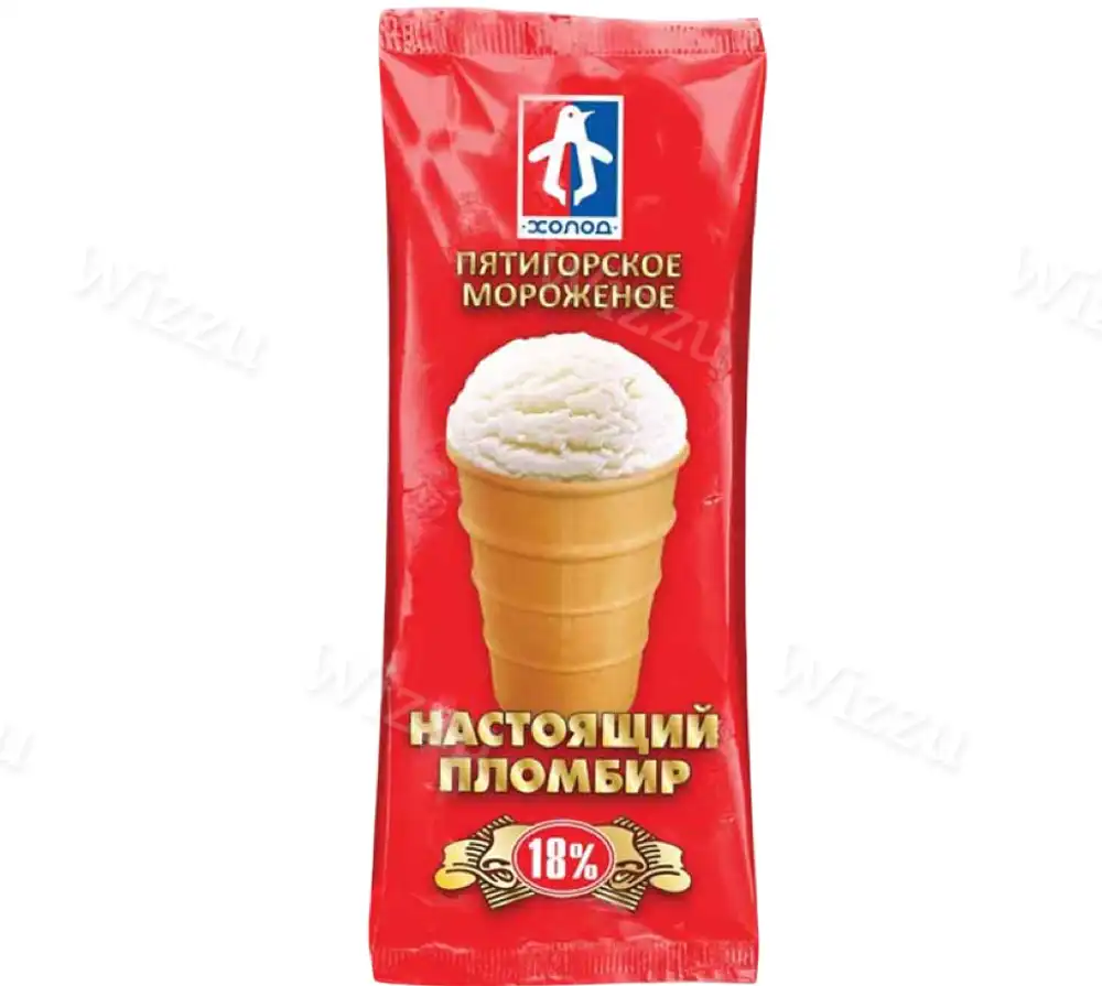 Мороженое "Настоящий пломбир" 18% 80г