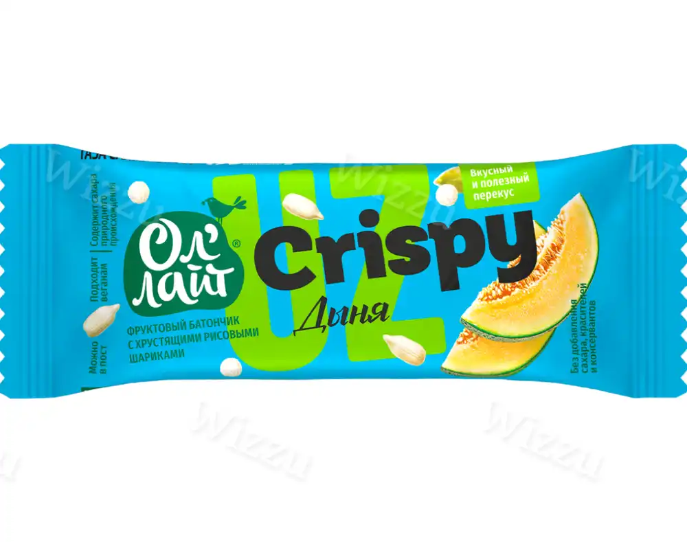 Фруктово Батончик Crispy с Дыней ОлЛайт 30гр