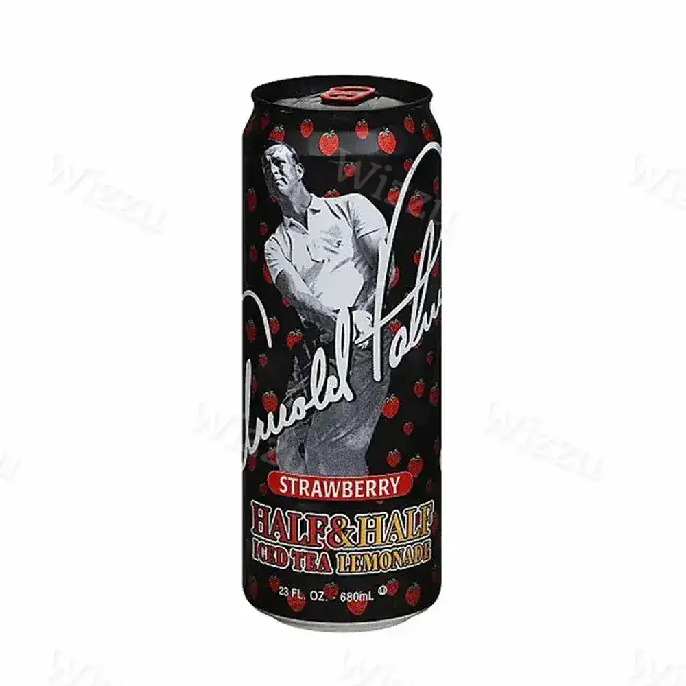 Напиток AriZona Half Iced Tea Lemonade Strawberry жб 650мл