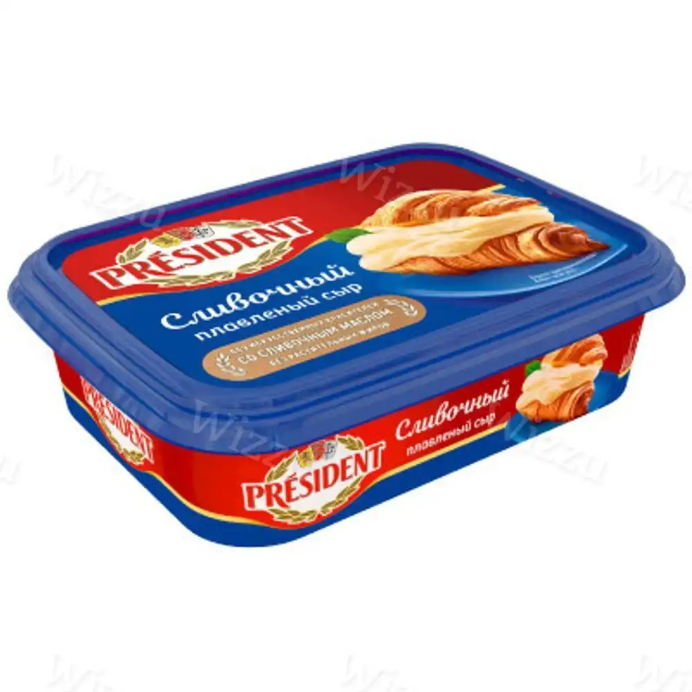 Сыр плавленый Президент Сливочный 200г, шт