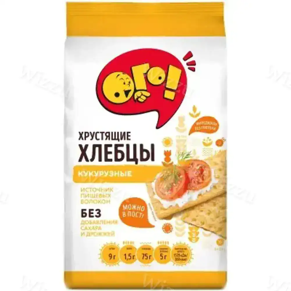 Хлебцы Ого! Кукурузные 75г, шт